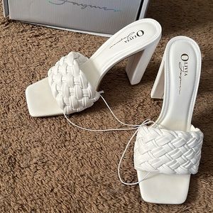 Women’s braided heels